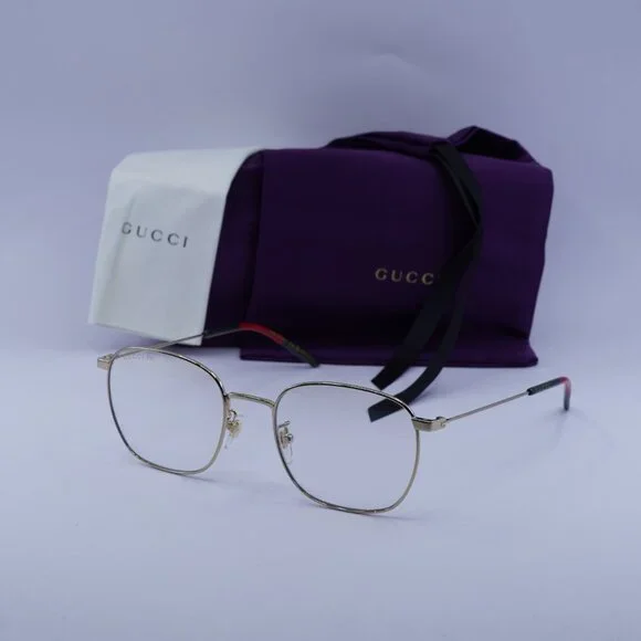 Gucci GG0681S 001 Square Sunglasses - Gold/Clear Photochromic - Picture 3 of 8